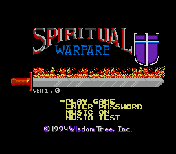 Заставка игры Spiritual Warfare